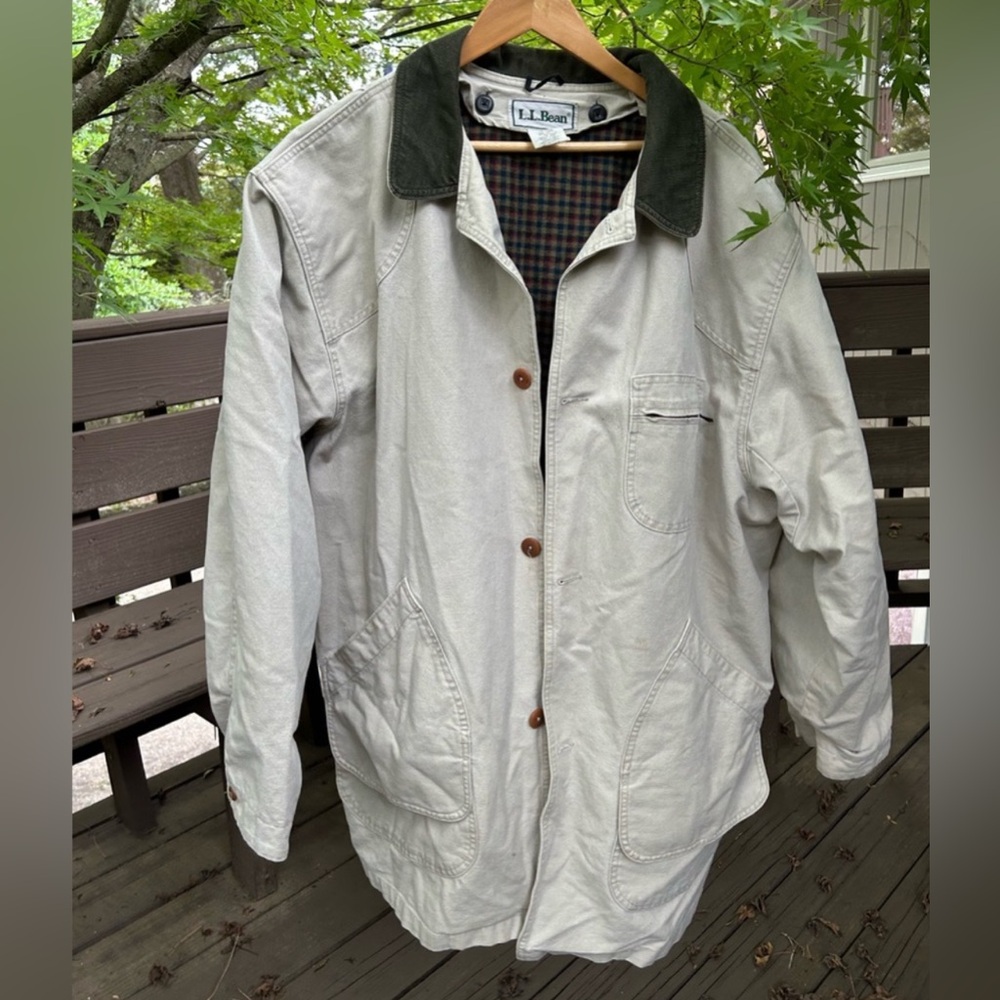 L.L. Bean Men's Canvas Barn Coat Chore Jacket